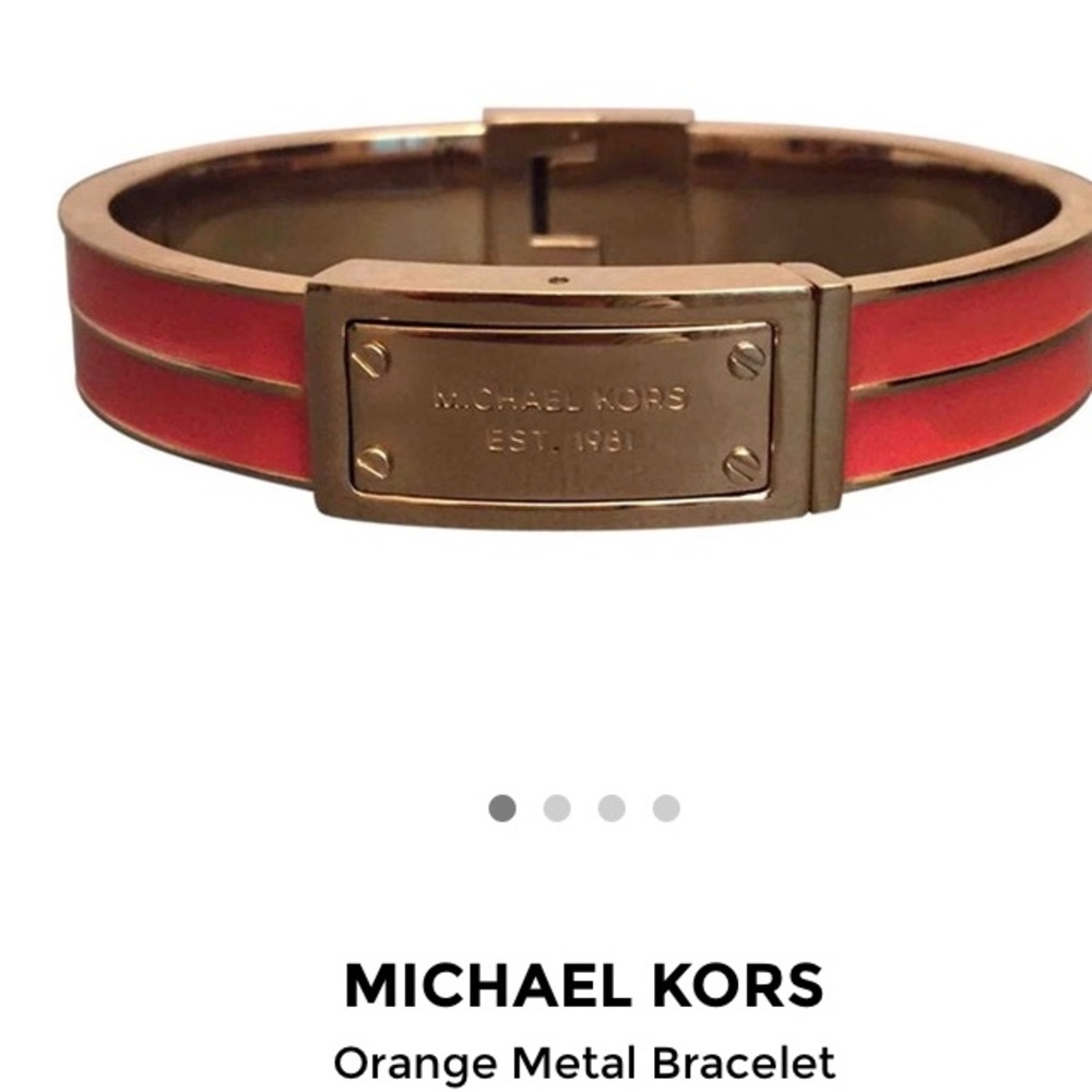 MICHAEL KORS Gold/Orange Bangle